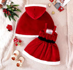 Vestido + Capa de terciopelo