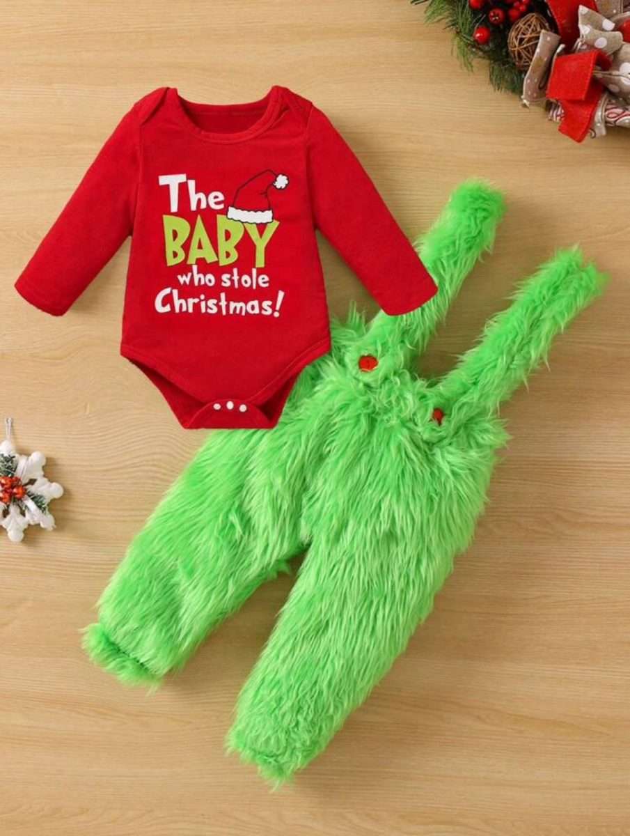 Conjunto Navidad dos piezas Grinch bebe