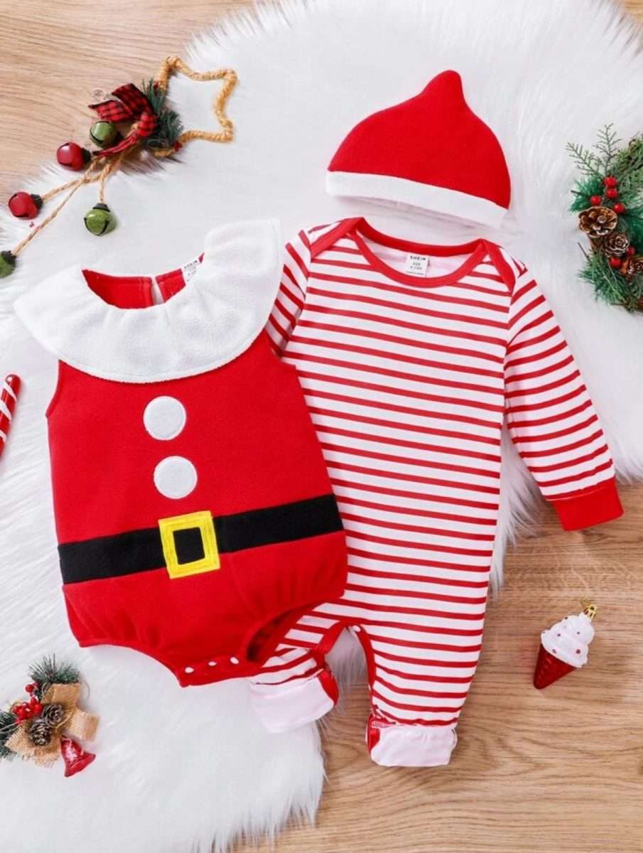 Conjunto Navidad bebe 3 Piezas bebe