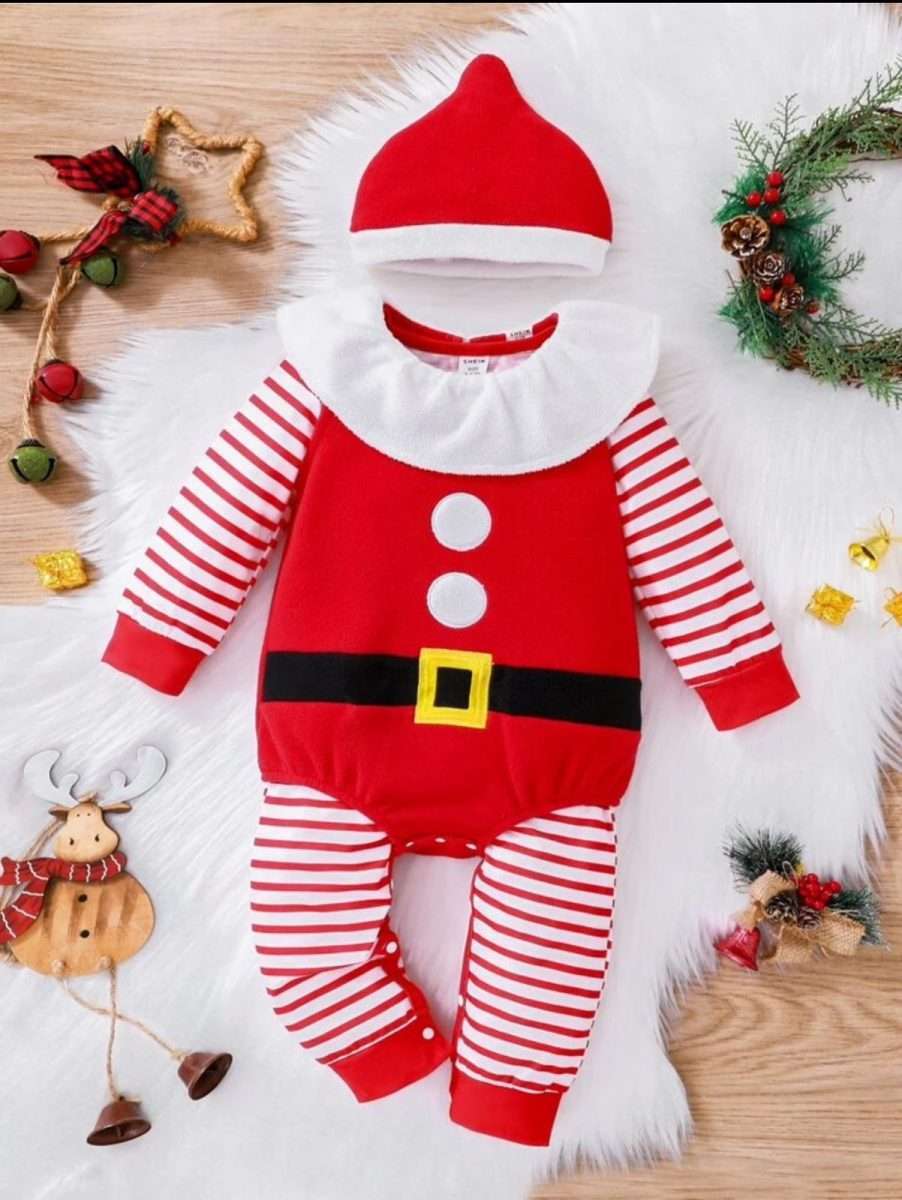 Conjunto Navidad bebe 3 Piezas bebe