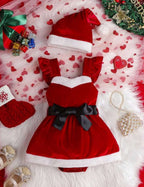 Vestido Navidad + Gorro bebe