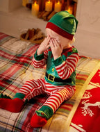 Enterito duende terciopelo + gorro
