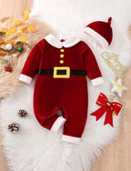 Conjunto Navidad + gorro bebe