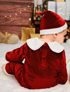 Conjunto Navidad + gorro bebe