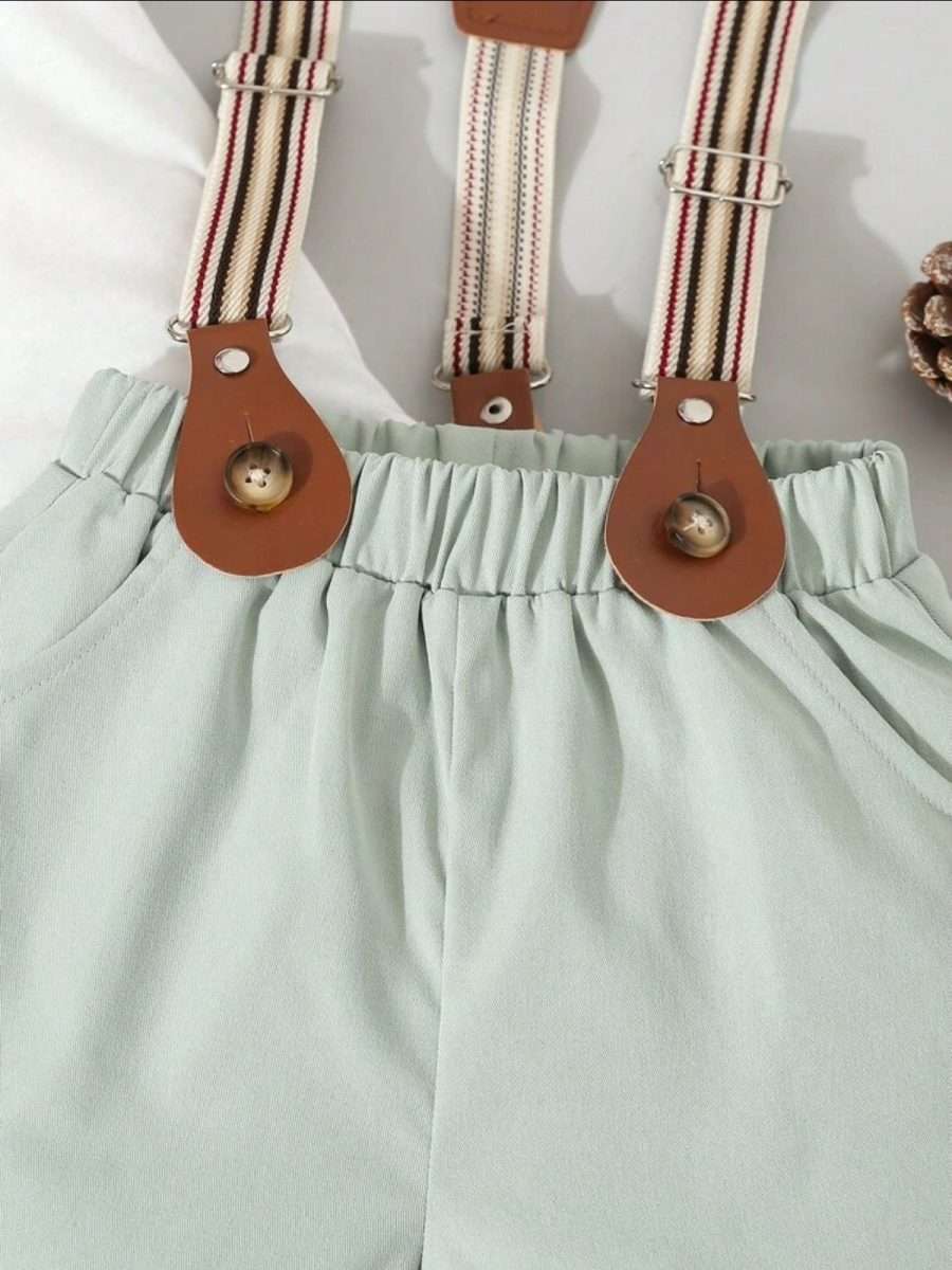 Conjunto formal  3 piezas Verde niño