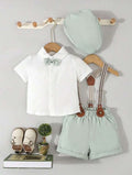 Conjunto formal  3 piezas Verde niño