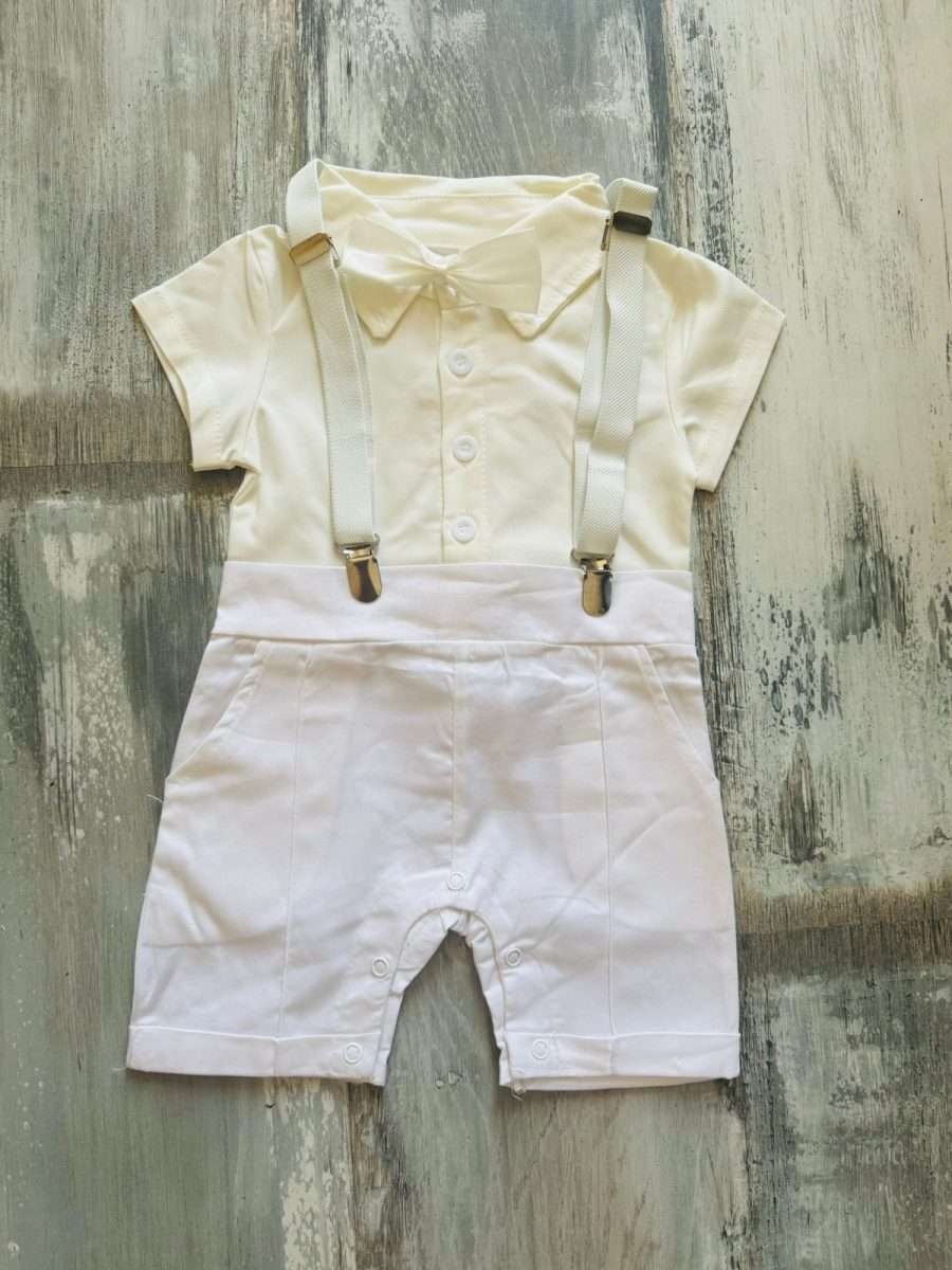 Enterito Formal niño crema