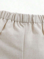Conjunto formal cafe 3 piezas Bebe