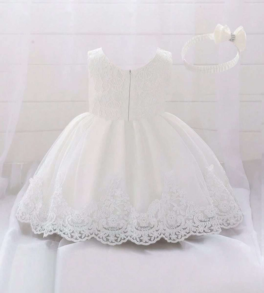 Vestido Blanco + cintillo