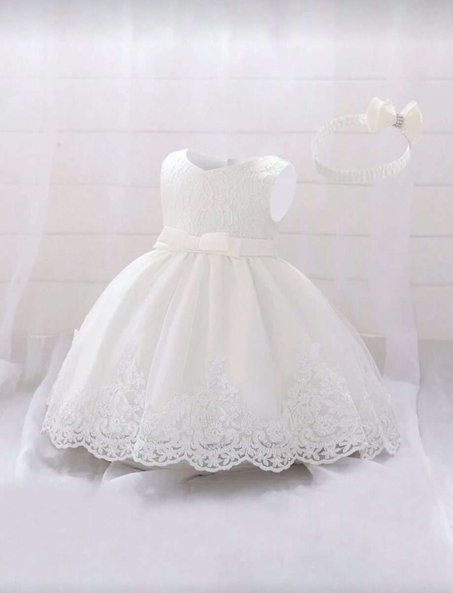 Vestido Blanco + cintillo