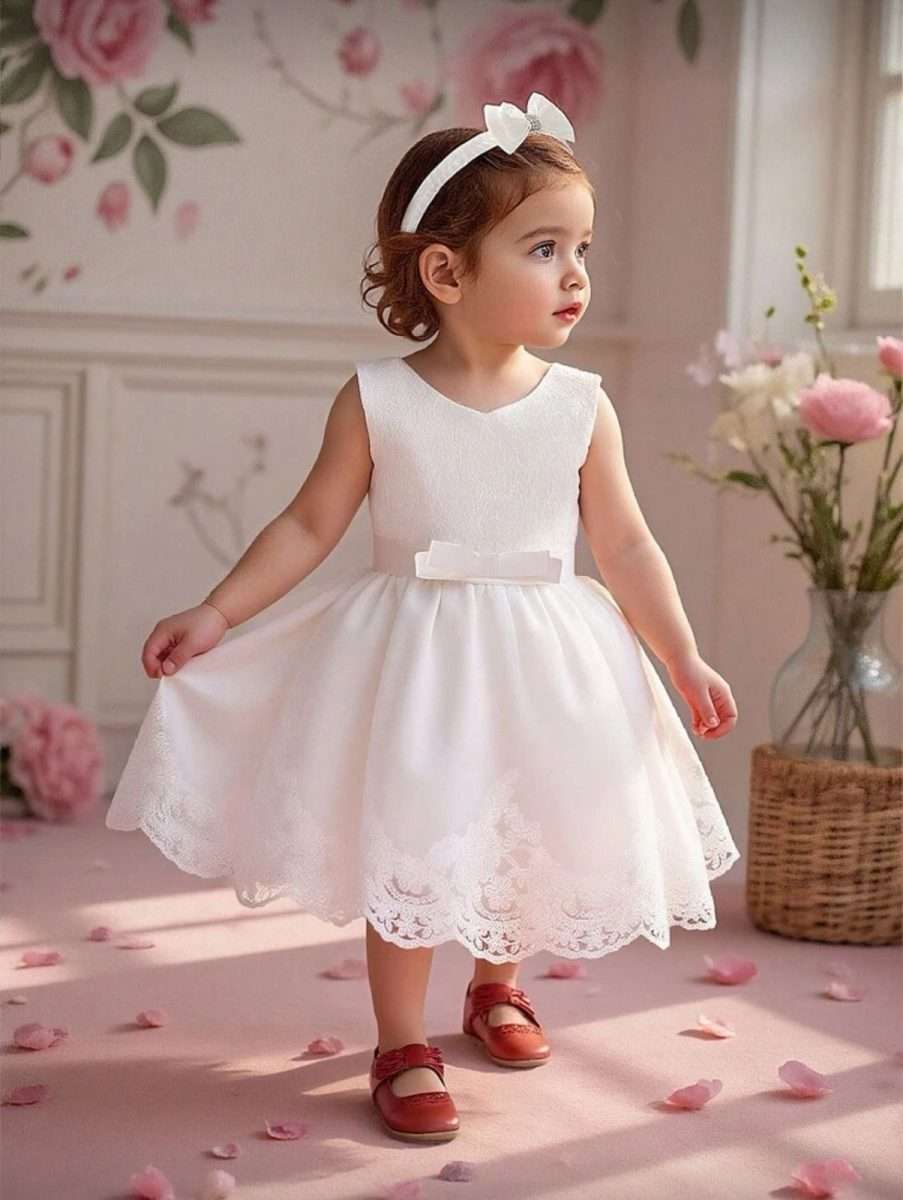 Vestido Blanco + cintillo