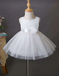 Vestido rosa blanca bebe