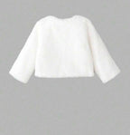 Capa de Felpa bebe blanco