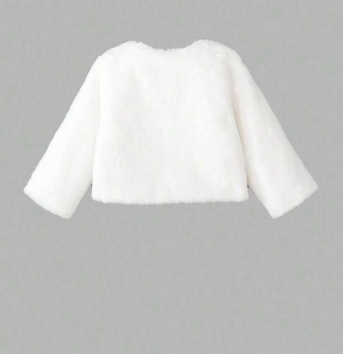 Capa de Felpa bebe blanco