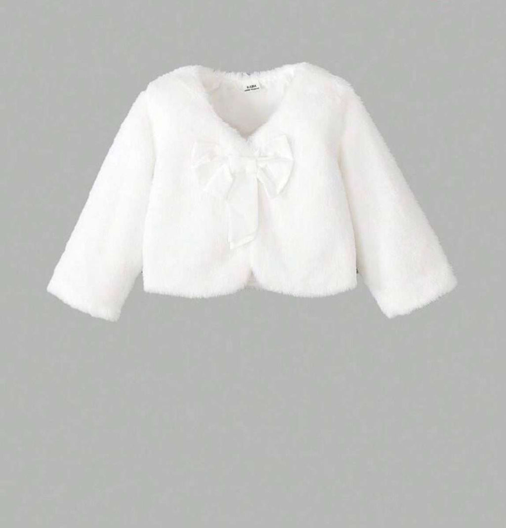 Capa de Felpa bebe blanco
