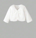 Capa de Felpa bebe blanco
