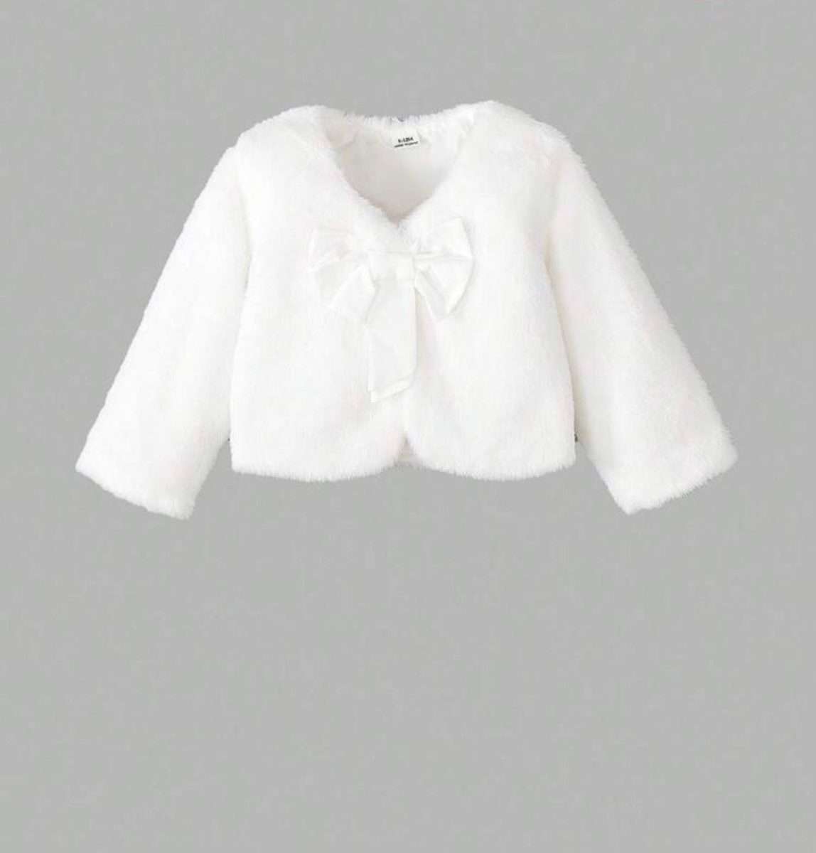 Capa de Felpa bebe blanco