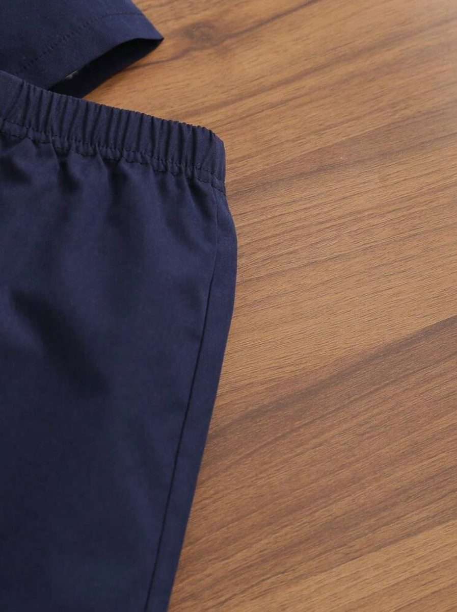 Conjunto formal 4 Piezas Azul