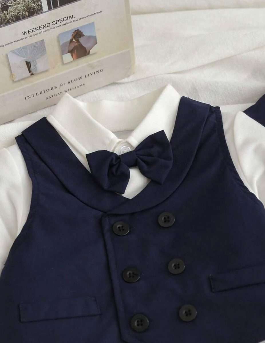 Conjunto formal 4 Piezas Azul