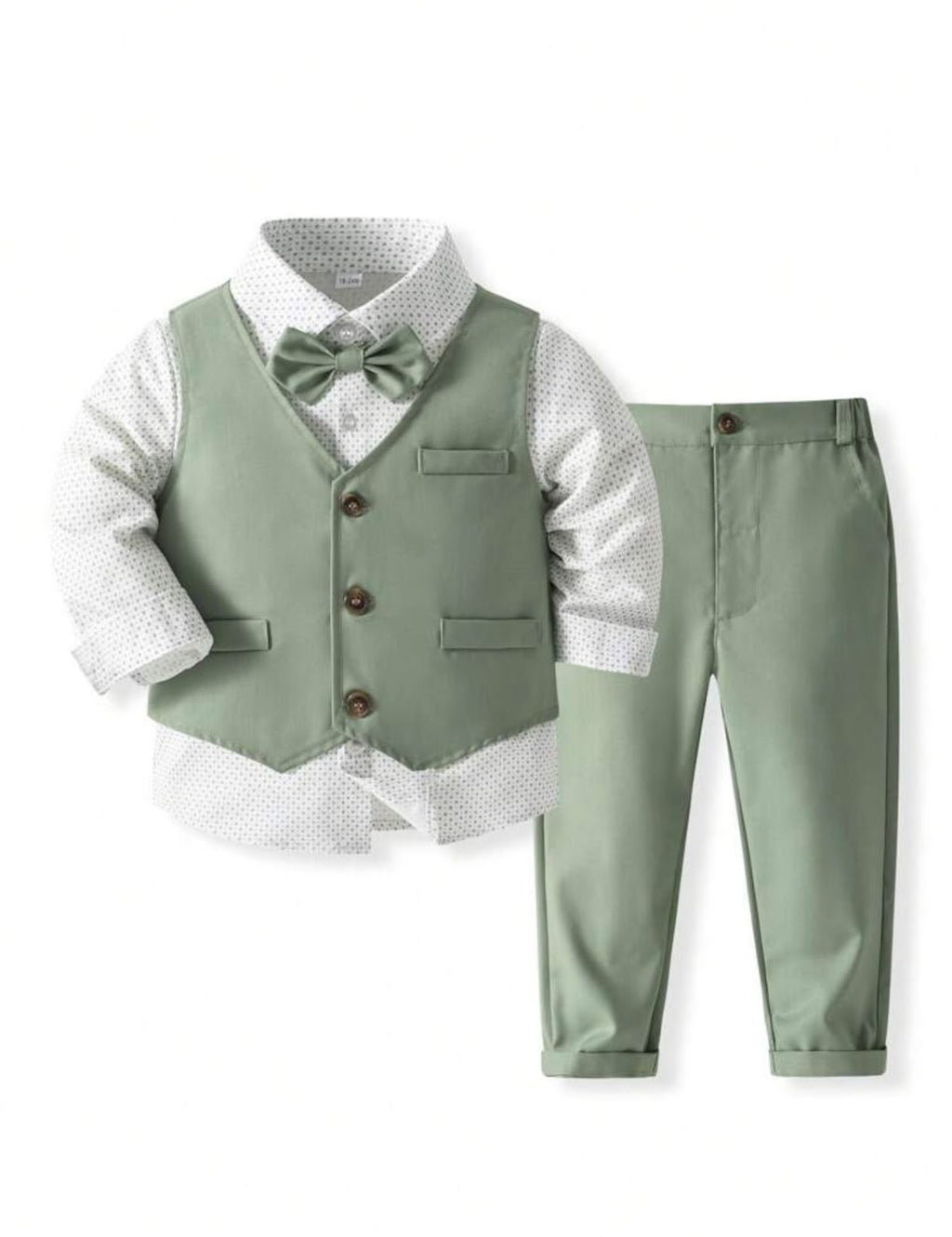 Conjunto Formal 4 piezas Verde