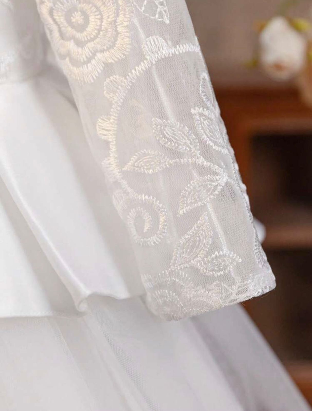 Vestido Bautizo blanco Lorena