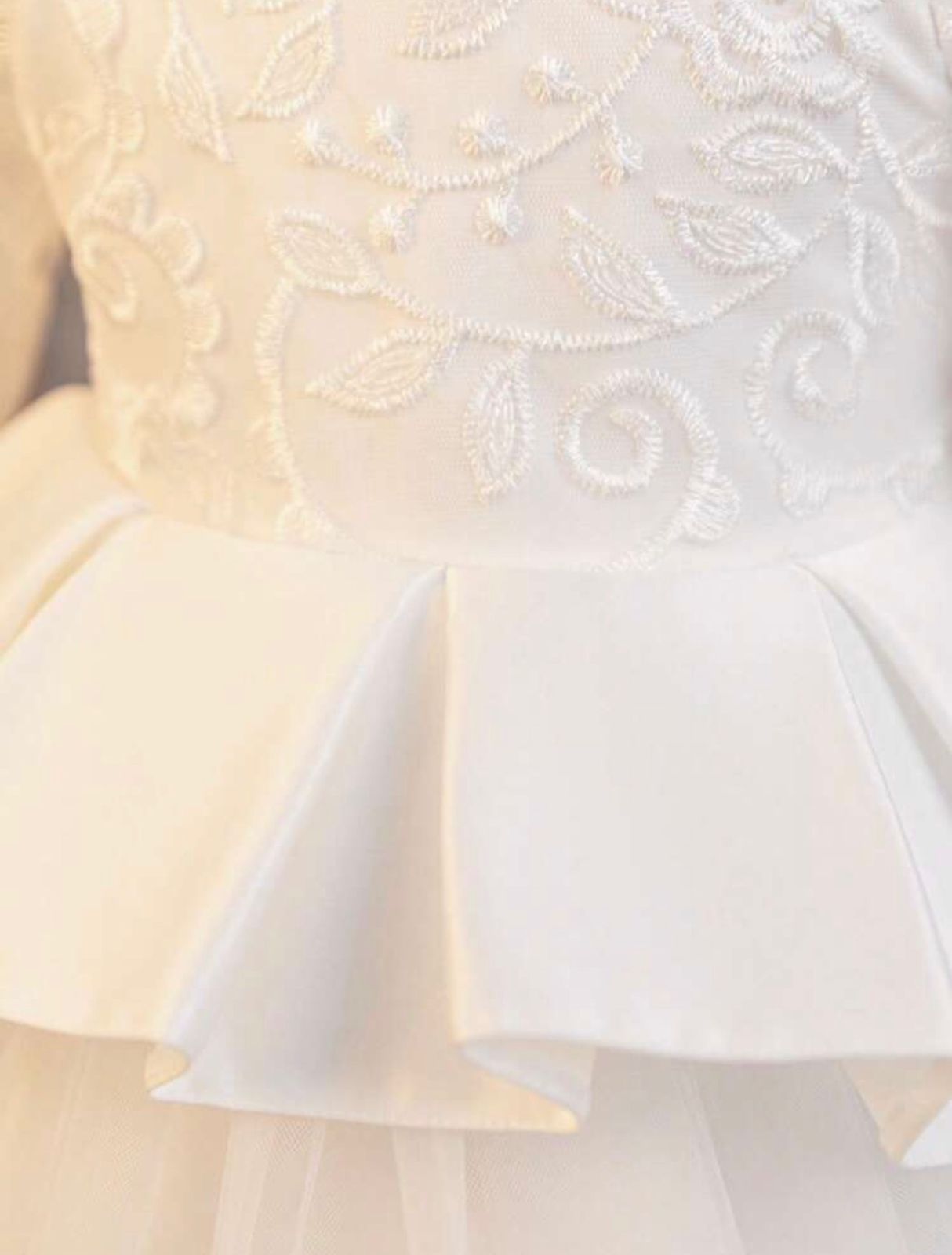 Vestido Bautizo blanco Lorena