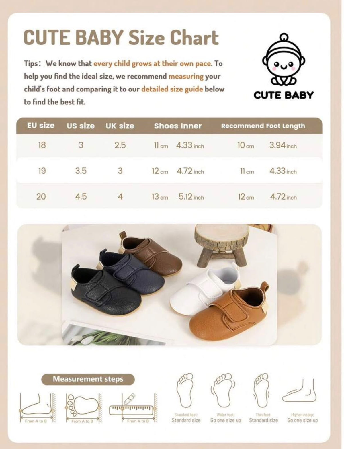 Zapatos bebe blancos