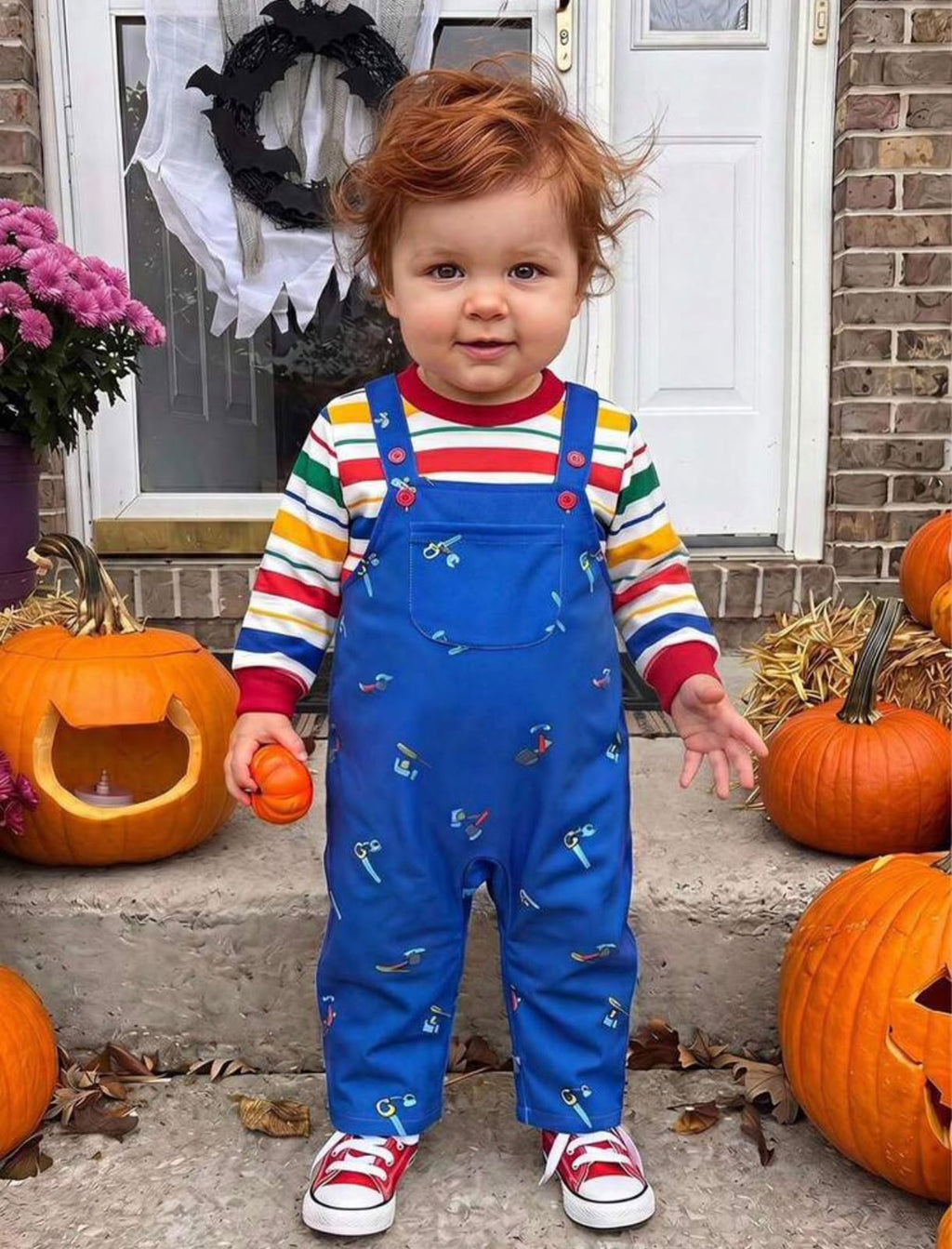 Disfraz Halloween Chuky 2 piezas