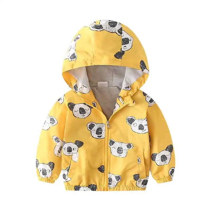 Chaqueta Cortaviento Amarilla Unisex