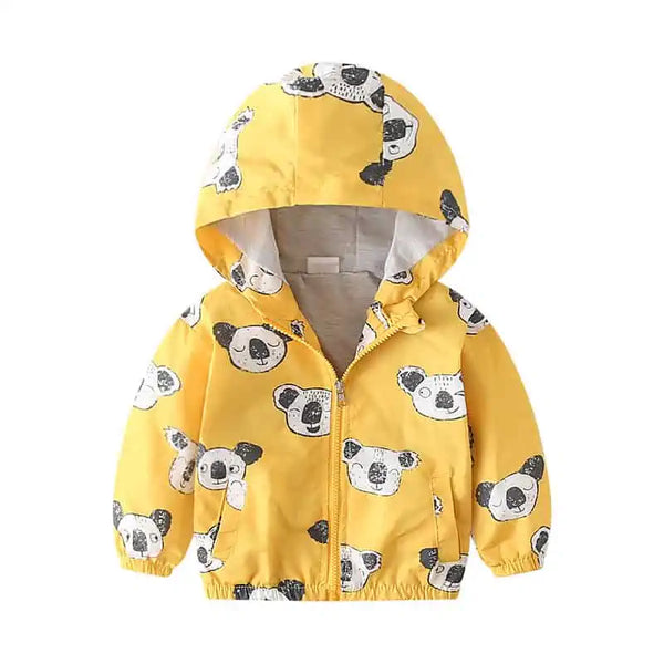 Chaqueta Cortaviento Amarilla Unisex