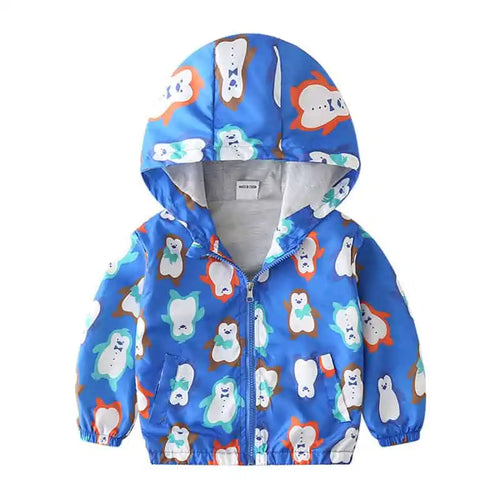 Chaqueta Cortaviento Niño Azul