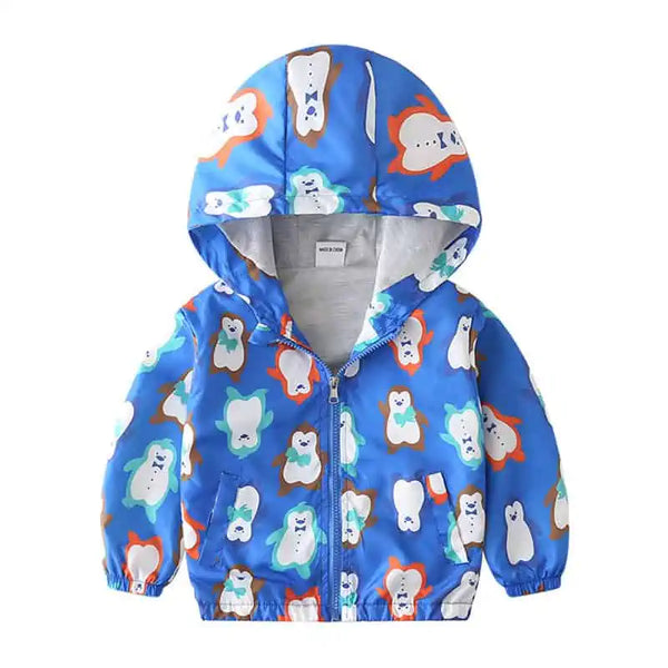 Chaqueta Cortaviento Niño Azul