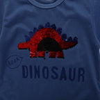 Polera dino lentejuelas