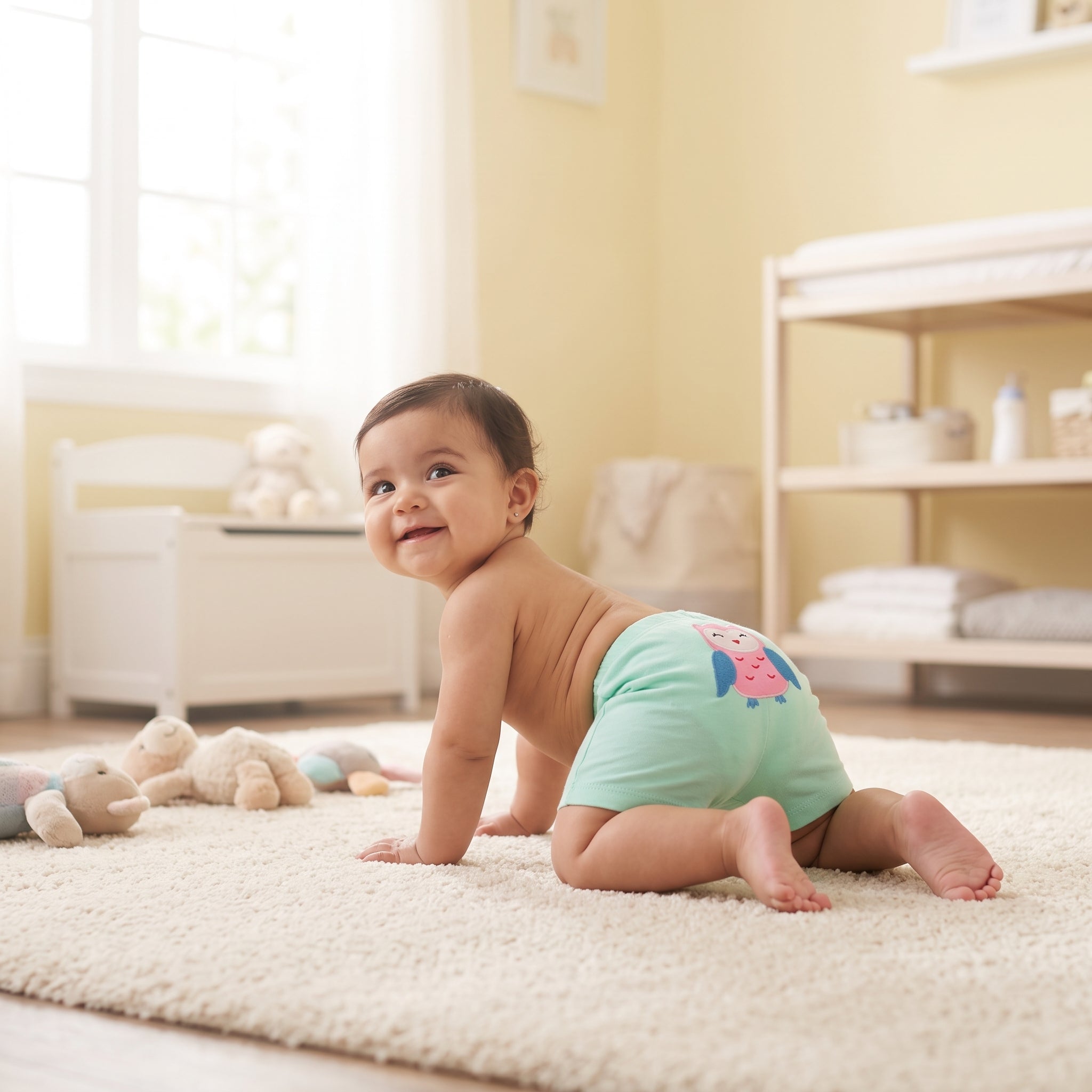 Studio photo of Pack de 5 pantalones cortos 6 meses in lifestyle