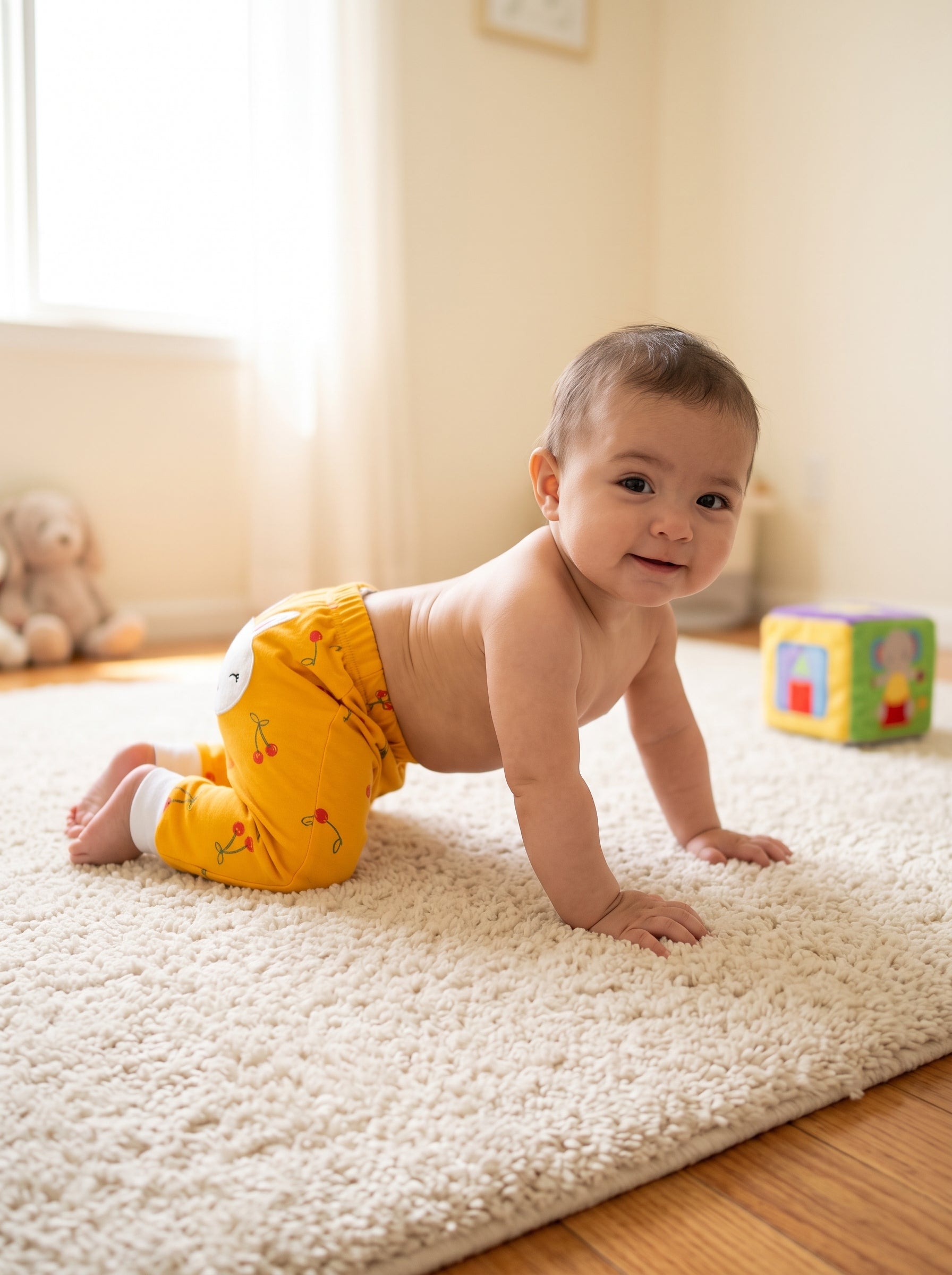 Studio photo of Set de 5 Calzas 0-3 Meses niña A in lifestyle